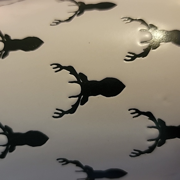 Holly & Joy Christmas Stag Reindeer Head Design Coffee / Tea Mug Cup New! - Picture 6 of 6